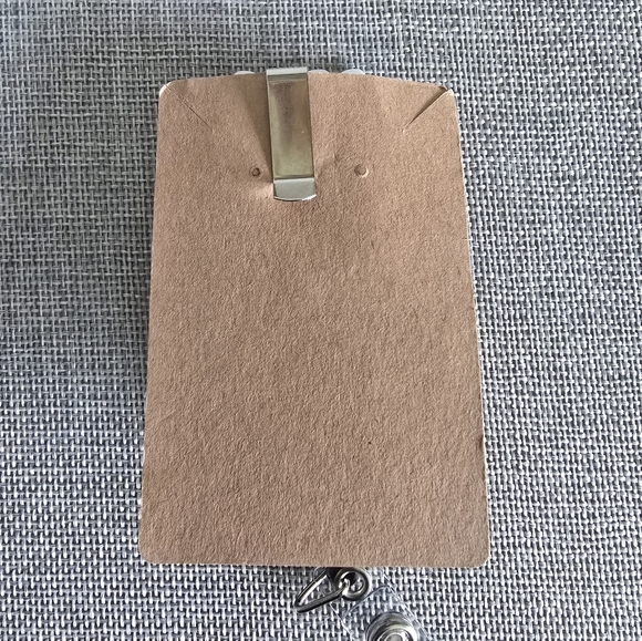 Beach Please Summer Polka Dot Beaded Retractable Name Work Badge ID Reel Holder - Picture 2 of 2